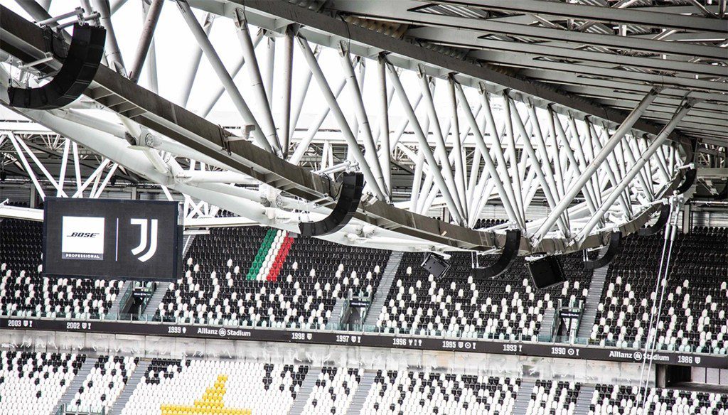 Bose ArenaMatch tại sân vận động Allianz, câu lạc bộ bóng đá Juventus