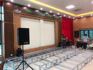 Lắp đặt hệ thống âm thanh hội trường tại Công ty CP hóa chất Việt Trì