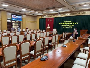 Lắp đặt âm thanh phòng họp tại UBND huyện Lạng Giang